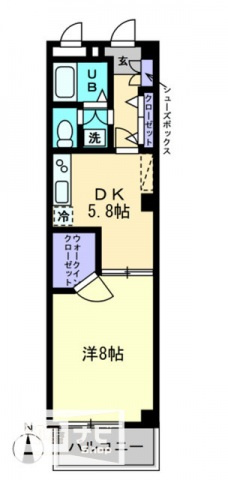スピリア三条の間取り|間取図