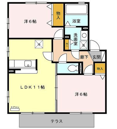 リビングタウン大和南　Ｂ