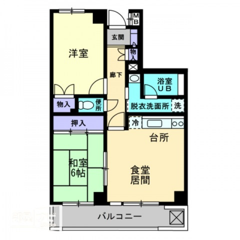 リッシュメゾンの間取り|間取図