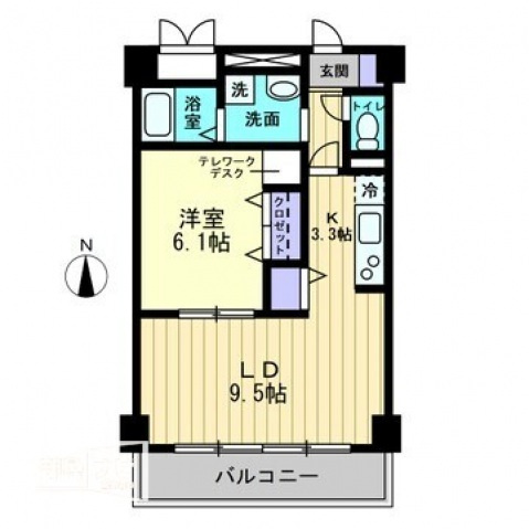 フィール上之町の間取り|間取図