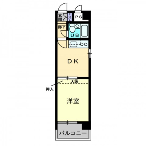 ダイアパレス中新町第３の間取り|間取図