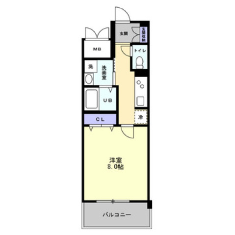 S-RESIDENCE中新町avelisの間取り|間取図