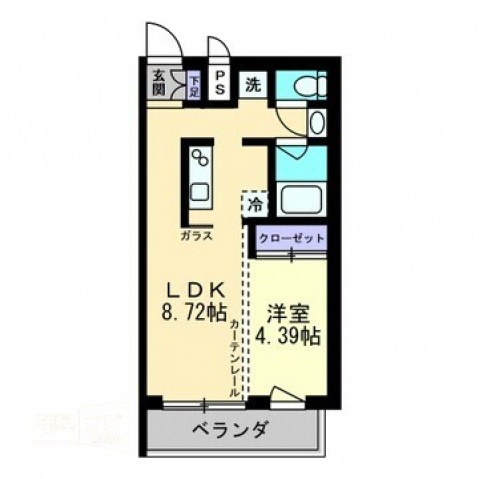 コリドールナカノの間取り|間取図