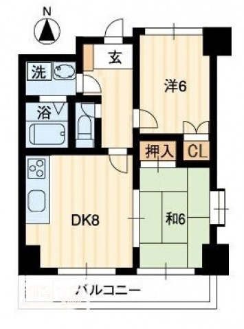 ホープスエイシの間取り|間取図