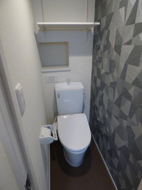 横浜市港北区大豆戸町の賃貸マンションのトイレ