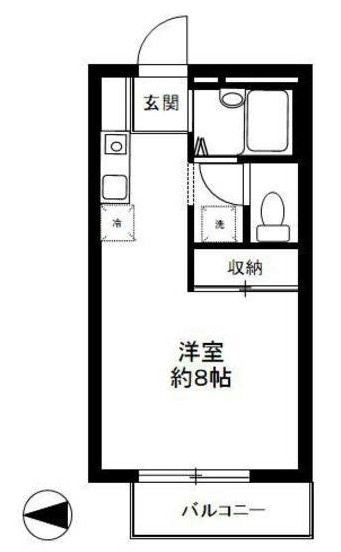 【間取り】 | ヴェッセル飛鳥山