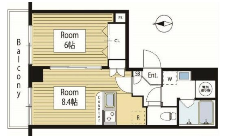 マンション荻窪の間取り