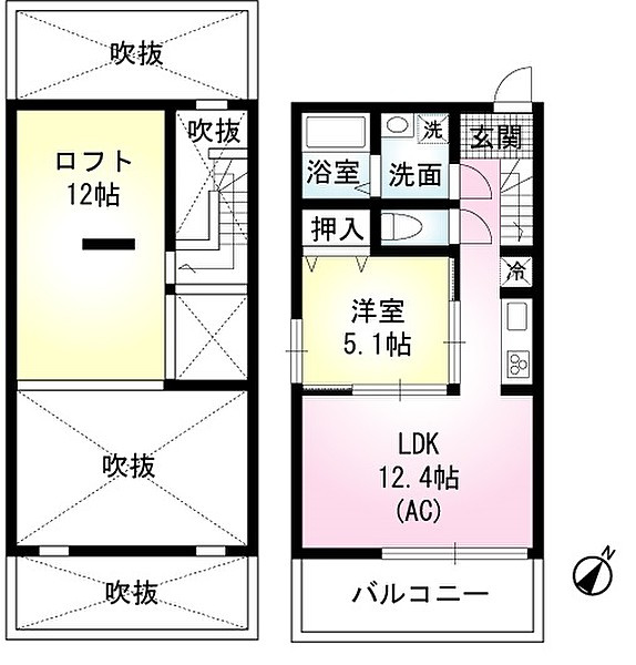TRAYSの間取り