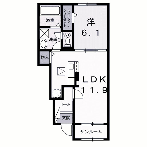 【間取り】 | グランテラス　Ｖ