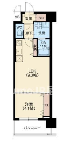 スプランディッドⅧの間取り