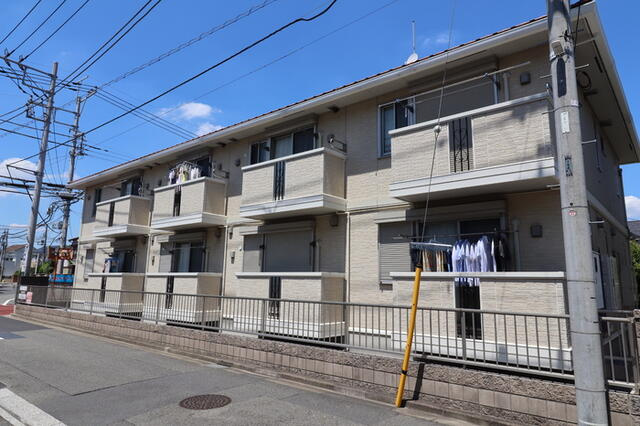 府中市四谷１丁目のアパートの外観