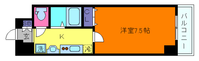 パークビュー王子駅前の間取り