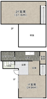 【間取り】 | 大津朝倉Iテナント　