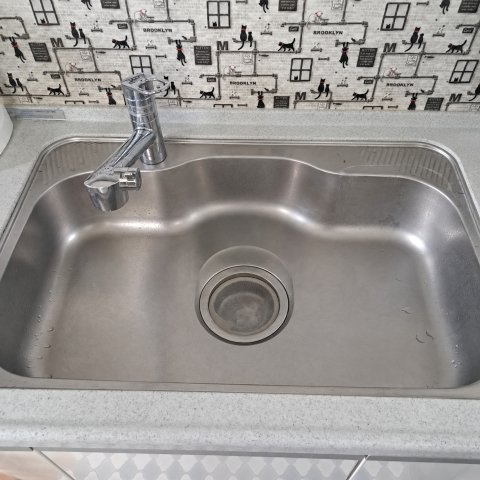 グランボア南千住アクアフォートのキッチン|※AI画像処理により家具等を消去しています。現況が異なる場合、現況を優先させていただきます。