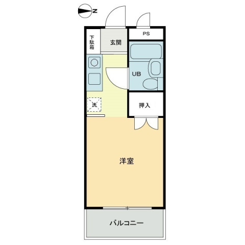 アーバンハイツ紫雲の間取り|間取図