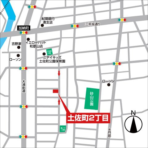 土佐町2丁目・新築戸建の地図
