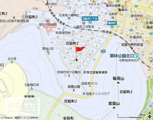 宮脇第８マンションの地図|地図