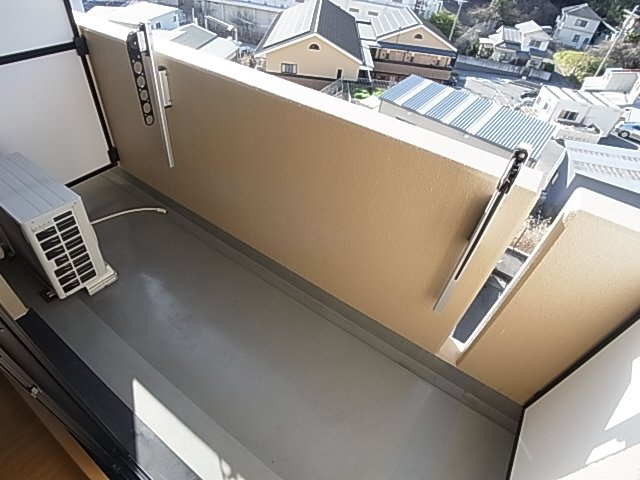 神戸市須磨区車字潰ノ下の賃貸マンションのバルコニー|バルコニー