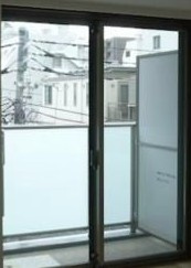 メビウス森下のバルコニー
