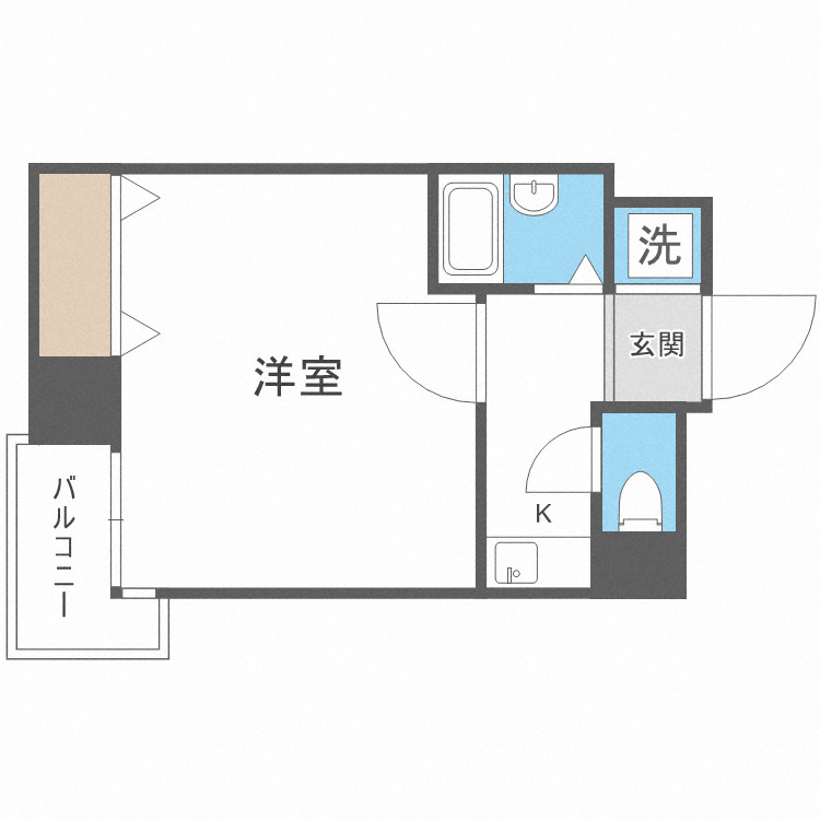 大国町青山ビル別館の間取り