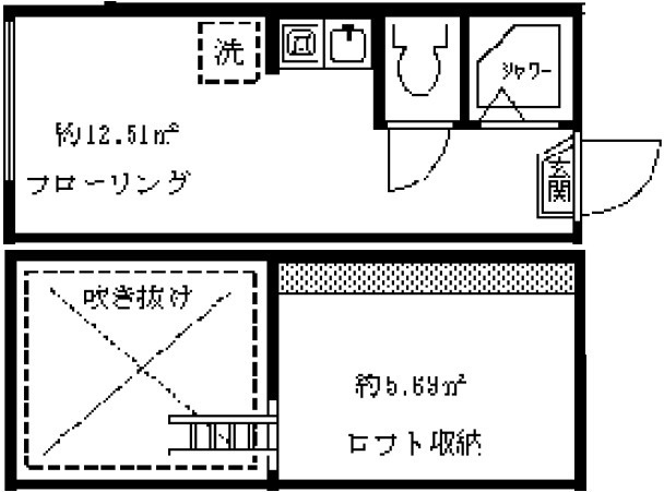 フェリスアルパの間取り