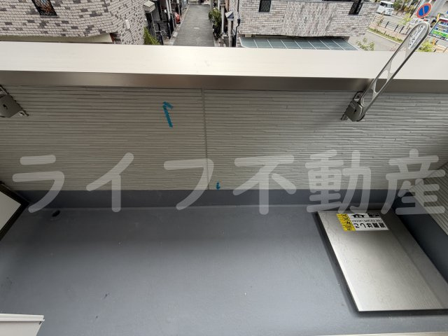 フジパレス東花園駅北1番館のバルコニー|陽当たり良好なバルコニーです
