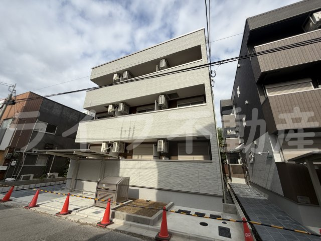 フジパレス東花園駅北1番館の外観|外観は落ち着いています