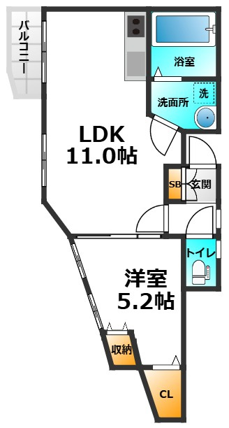 カーサイーストの間取り