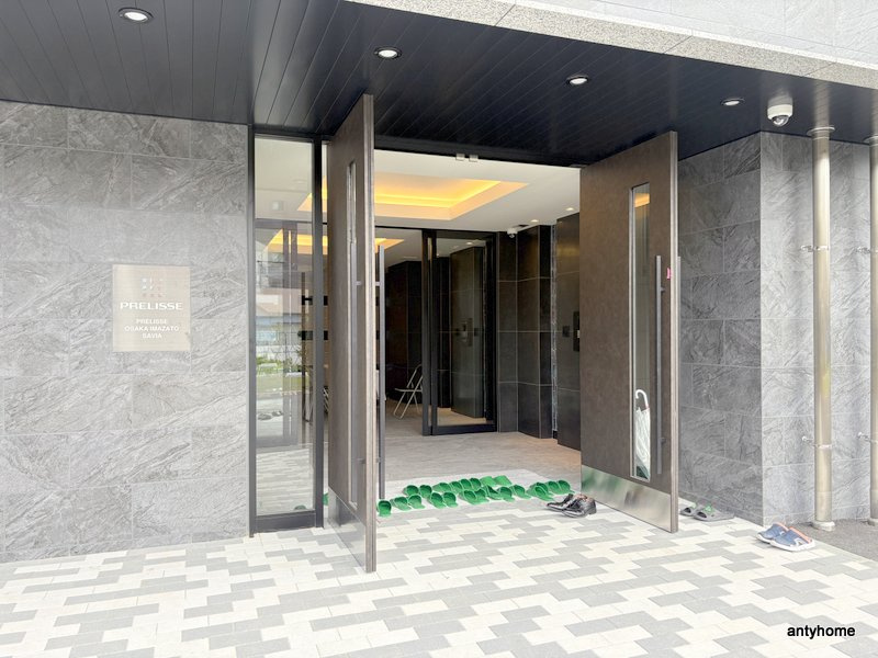 プレリス大阪今里サヴィア　仲介手数料無料のエントランス
