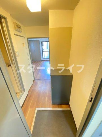 大阪市東淀川区東中島５丁目の賃貸マンションの玄関