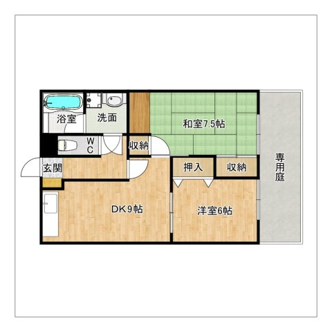 アイランドベール観世の間取り|別号室タイプ