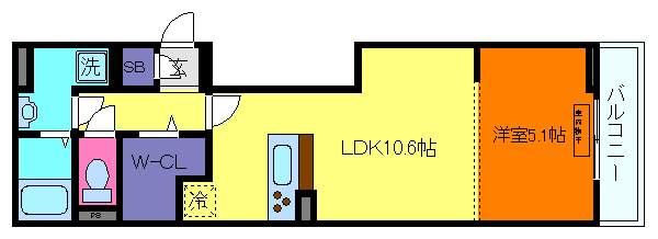 CORTE BREEZA御影の間取り