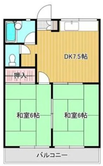 グレース南薫の間取り