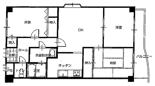 グランドハイツ榎原の間取り