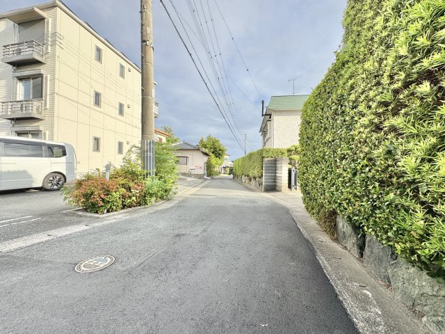 磐田市天龍 第1期の前面道路含む現地写真|物件前の道路になります。