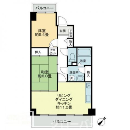 エスポワール辻の間取り|間取図