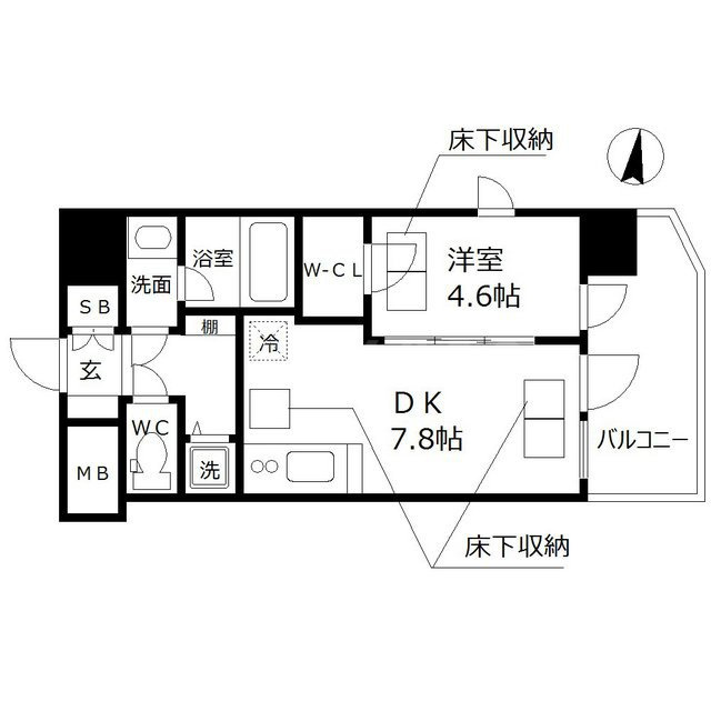 ノースヴィレッジ伍番館の間取り|ノースヴィレッジ伍番館　開放感のある間取り