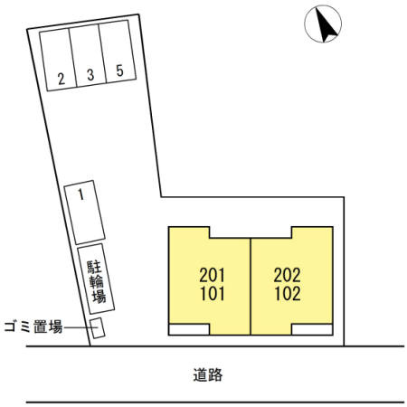 パセオ28の区画図