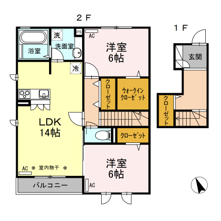 パセオ28の間取り