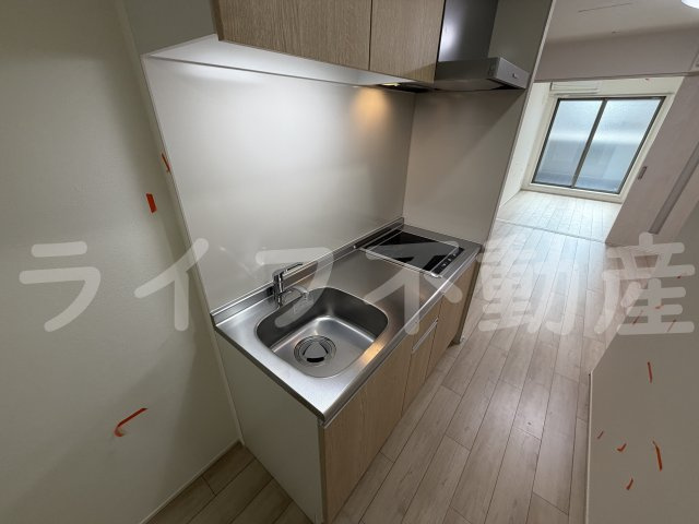 フジパレス東花園駅北1番館のキッチン|コンパクトなキッチンで掃除もラクラク