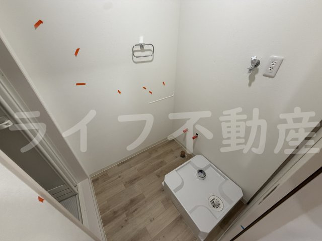フジパレス東花園駅北1番館の洗面所|忙しい朝には欠かせない洗面所です