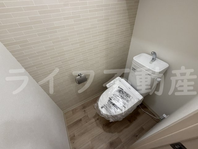 フジパレス東花園駅北1番館のトイレ|シンプルで使いやすいトイレです