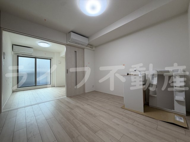 フジパレス東花園駅北1番館の居間・リビング|おしゃれなリビングです