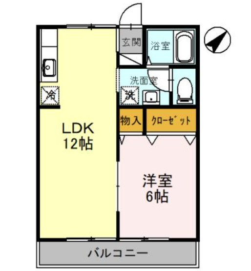 アーバンライフⅢの間取り