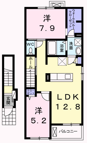 ルミエールⅡの間取り