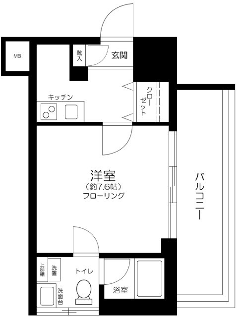 DUARES麹町の間取り