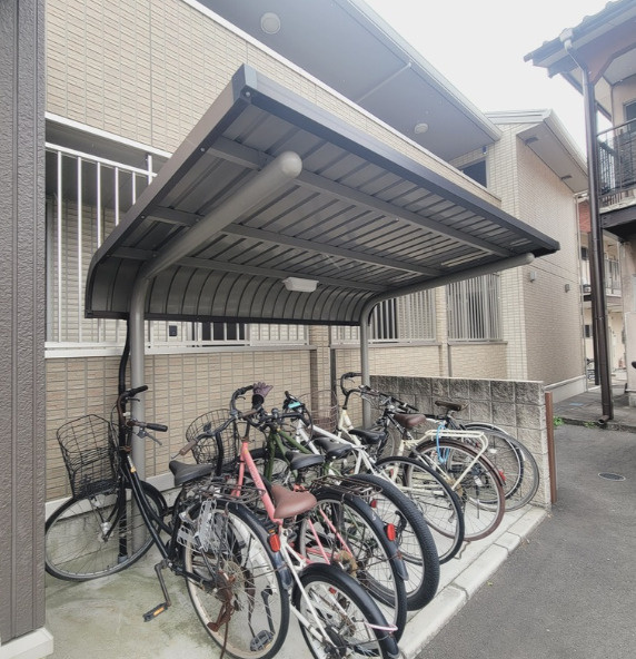 熊本市中央区出水４丁目のアパートのその他共用部分|駐輪場