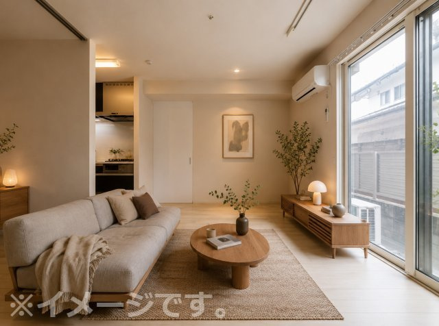 熊本市中央区出水４丁目のアパートの居間・リビング|※写真はイメージです。現況優先