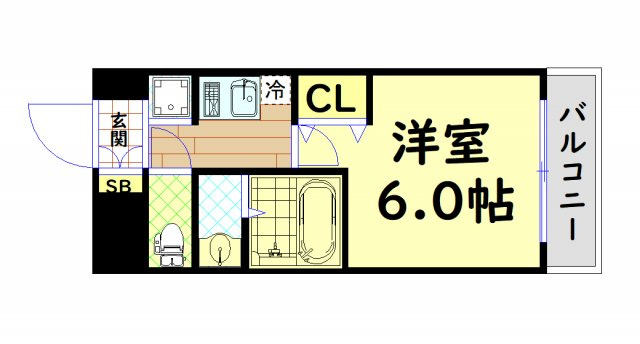 【間取り】 | エステムコート大阪WESTⅡ