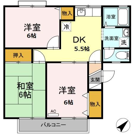 【間取り】 | さくらハイツ Ⅰ
